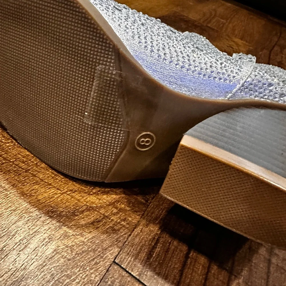 Silver Ankle Boots - Picture 6 of 9